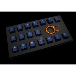 Tai-Hao Dark Blue Rubber Backlit Gaming Keycap Set